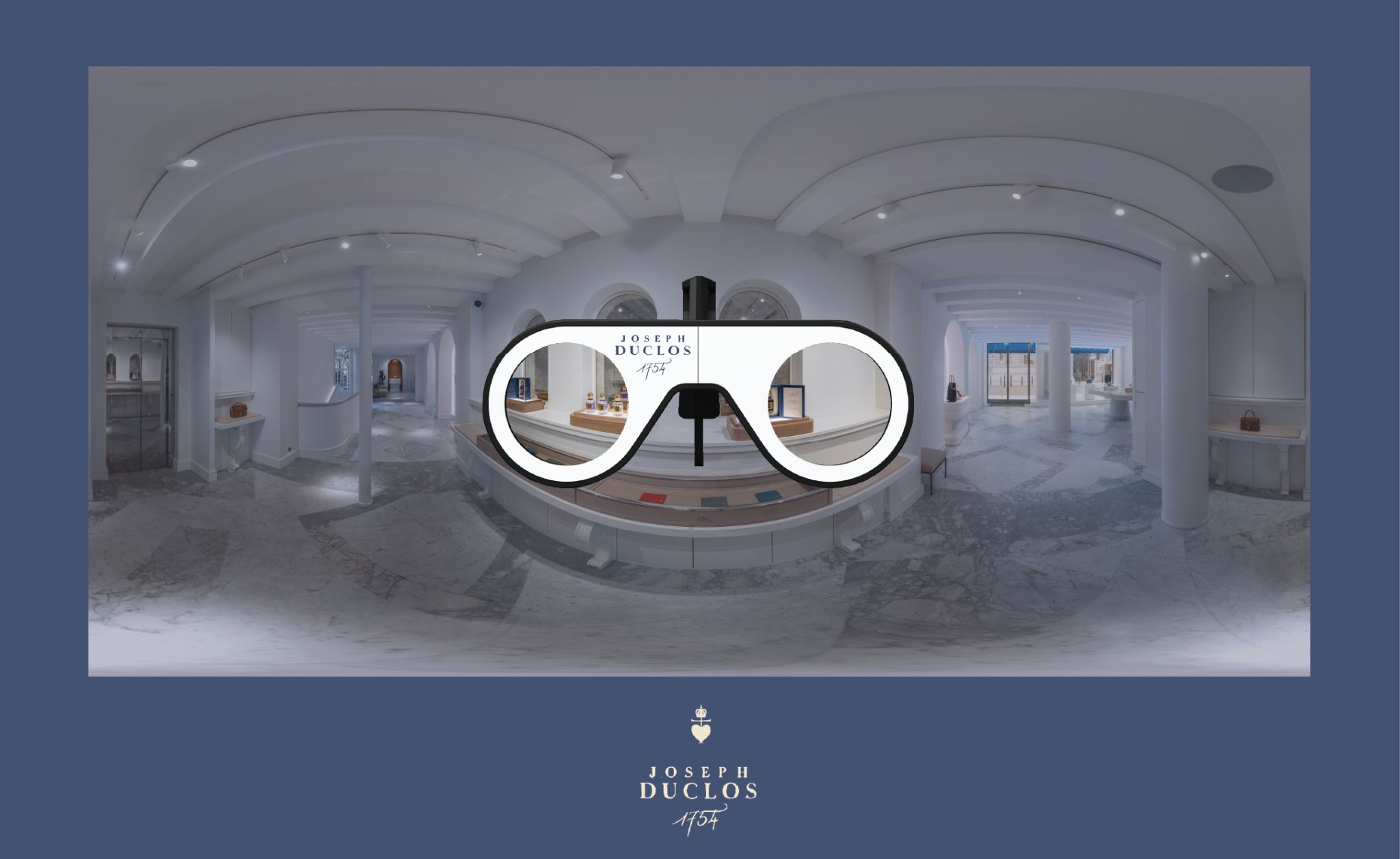 Joseph Duclos visite virtuelle de la boutique à Paris. Homido