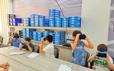 Education VR, intervention de Technology Educ dans une école avec les casques VR Homido